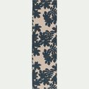 Toile de chilienne en tissu motifs Figuier 42x161cm - bleu-FIGUIER