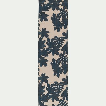 Toile de chilienne en tissu motifs Figuier - noir 42x161cm-FIGUIER