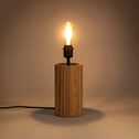 Pied de lampe électrifié en chêne - naturel H34,5cm-Wago