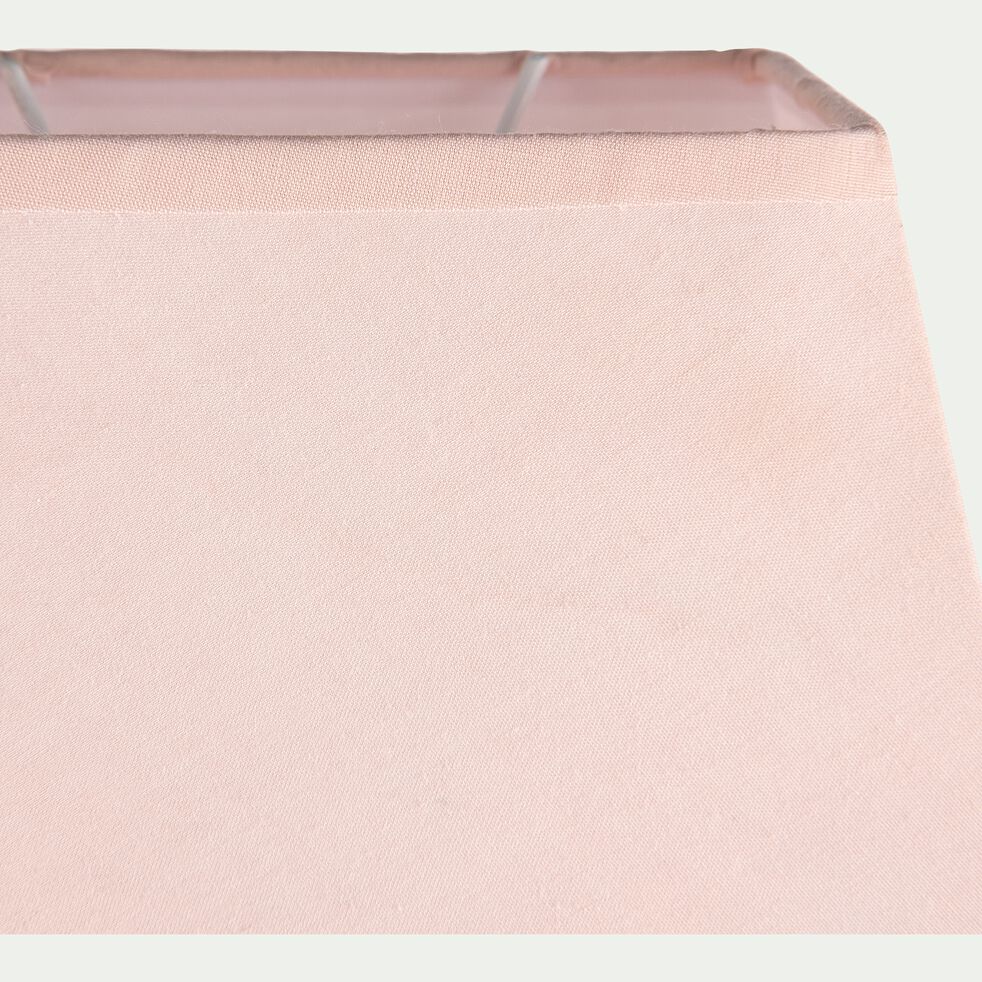 Lampe à poser électrifiée en coton - rose rosa H47cm-SVELTA