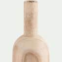 Vase bouteille en bois - naturel D8xH24cm-PAMICA