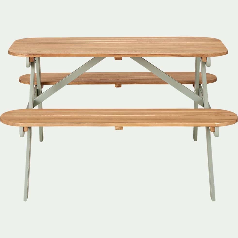 Table de pique-nique bois épaisseur 42cm - OOGarden