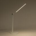 Lampe de bureau avec variateur - blanc H42,50cm-LUCIANA