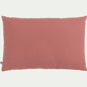 Coussin en coton - rouge ricin 40x60cm-CALANQUES