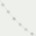 Guirlande décorative étoiles - argent l3m-LINDA