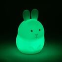 Veilleuse LED souple en forme de lapin - blanc H19cm-BUNNY