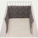 Tour de lit bébé en coton bio avec imprimé Sigean - multicolore-SIGEAN
