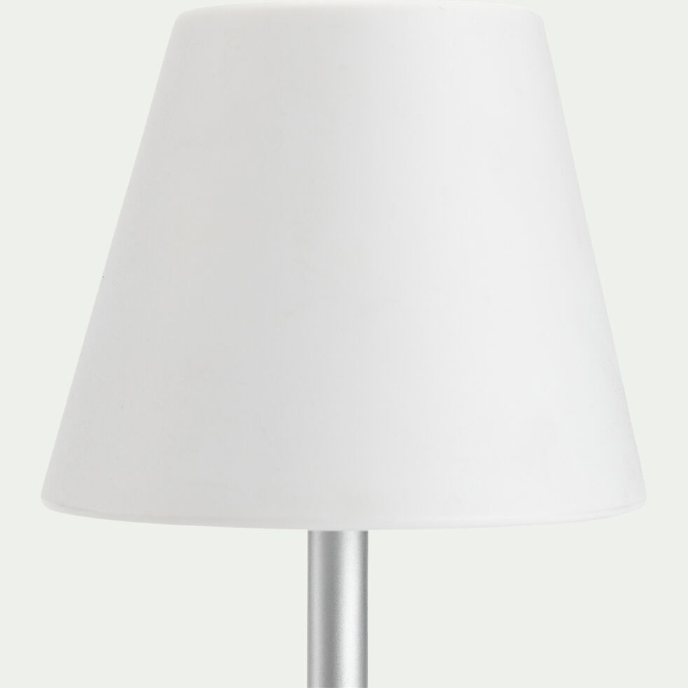 Lampe nomade rechargeable - argenté H32xD11cm-LOLA SLIM