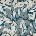 Papier peint intissé motif laurier - bleu 10m-LAURIER