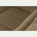 Canapé grand angle convertible avec méridienne droite en tissu baia - beige alpilles-ORIGANO