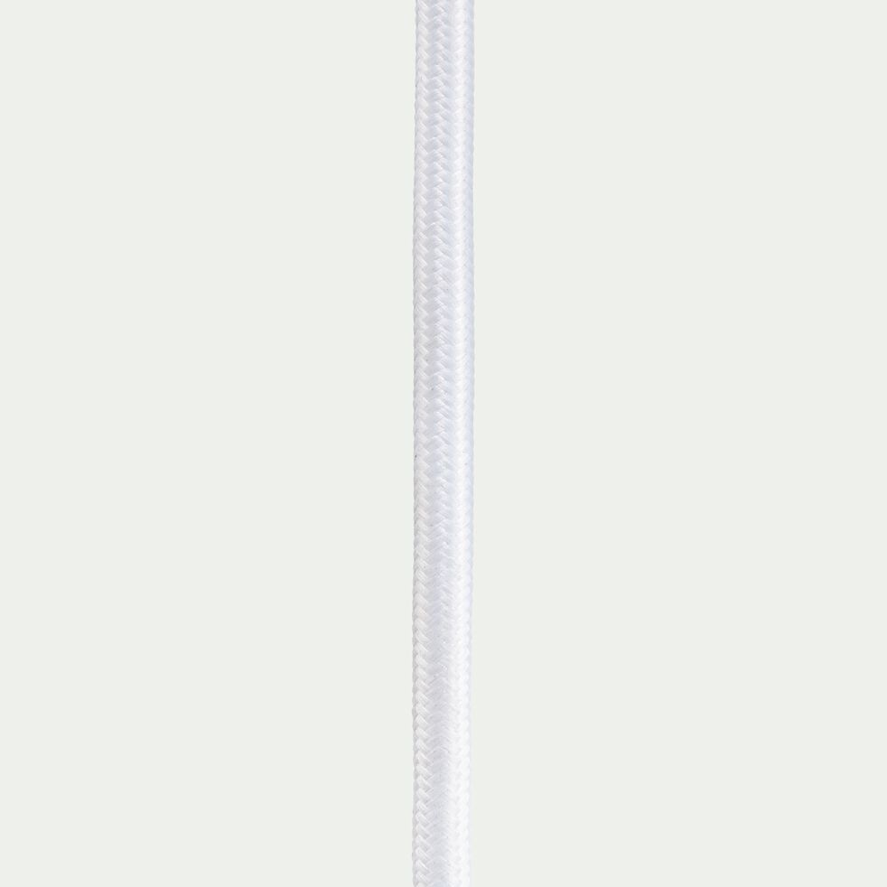 Cordon électrique en tissu E27 - blanc L150cm-ARGUIN