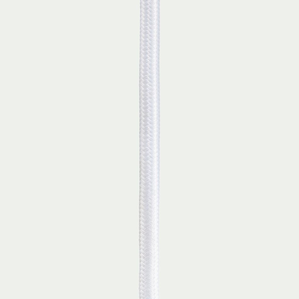 Cordon électrique en tissu E27 L150cm - blanc-ARGUIN
