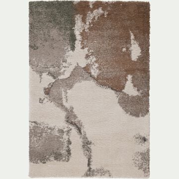 Tapis shaggy à motif dégradé 120x170cm - beige-PAIO