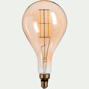Ampoule LED géante ambre D16cm culot E27-GOUTTE