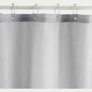 Rideau de douche 180x200cm - gris borie-ALESSIO