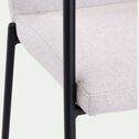 chaise en tissu avec accoudoirs - gris borie-JASPER
