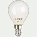 Ampoule LED à filament ronde culot E14 - blanc neutre-STANDARD