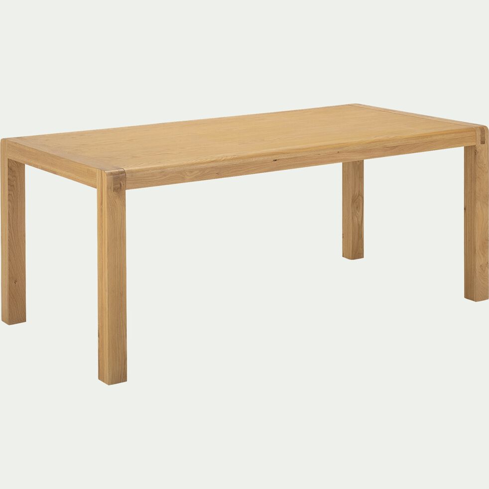 Table repas fixe rectangulaire en bois - bois clair (8 places)-LURS