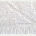 Lot de 2 serviettes invité en coton - blanc 30x50cm-Ryad