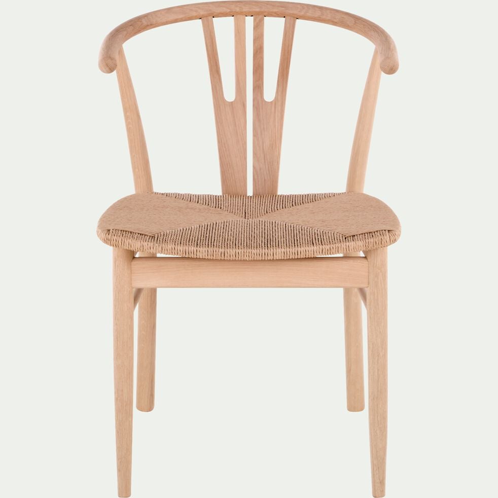 ZEREN - Chaise en chêne - bois clair