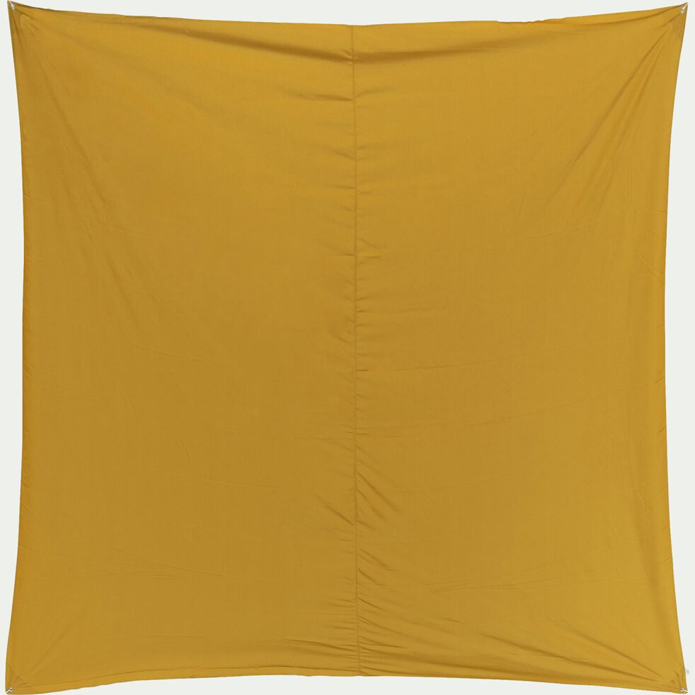 Voile d'ombrage carré 3,6m - jaune argan-ROSA