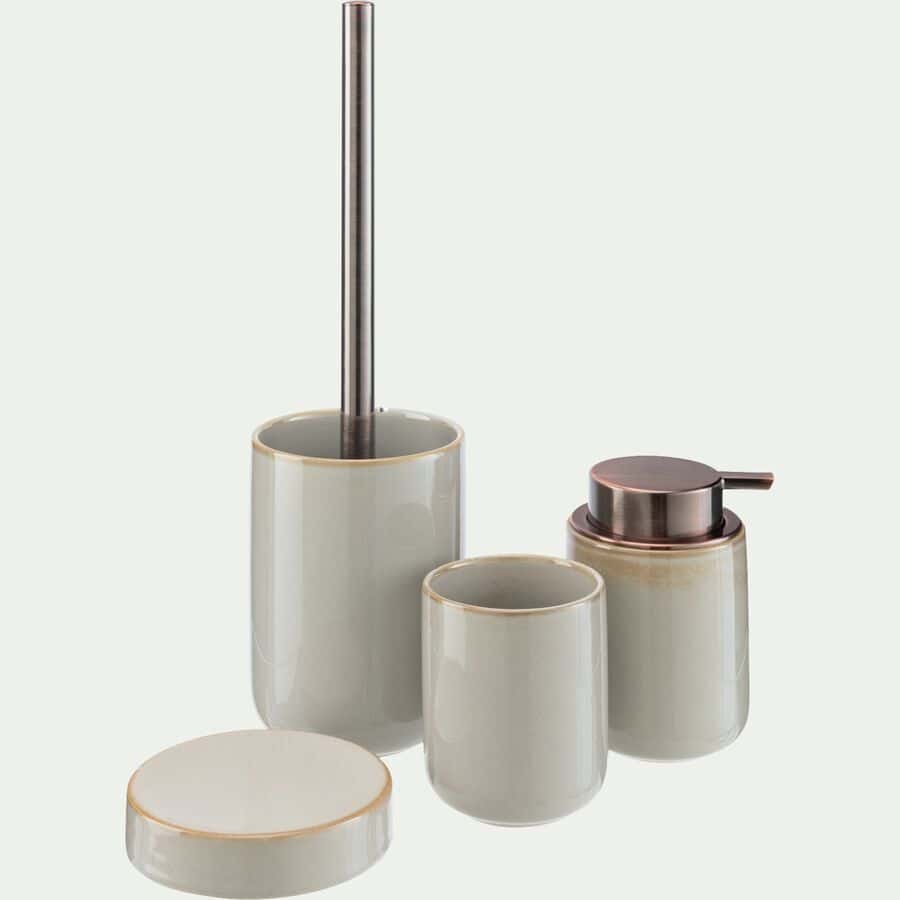 Achetez Ensemble d'accessoires de salle de bain bambou céramique