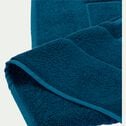 Tapis de bain en coton - bleu figuerolles 60x110cm-AZUR
