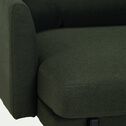 Canapé d'angle fixe 3 places en tissu - vert cèdre-CARLES