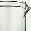 Pichet en verre recyclé transparent 1,5L-BALEM