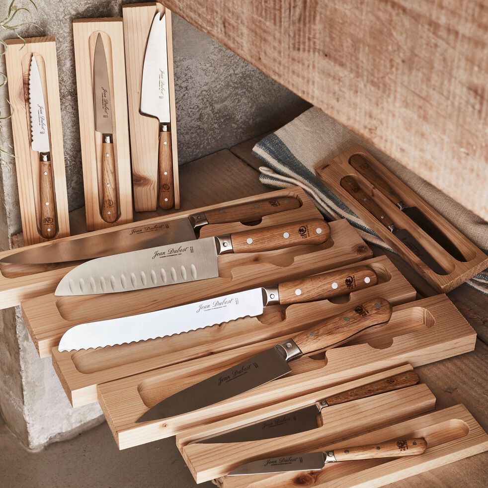 Couteaux de cuisine en bois de chêne-1920