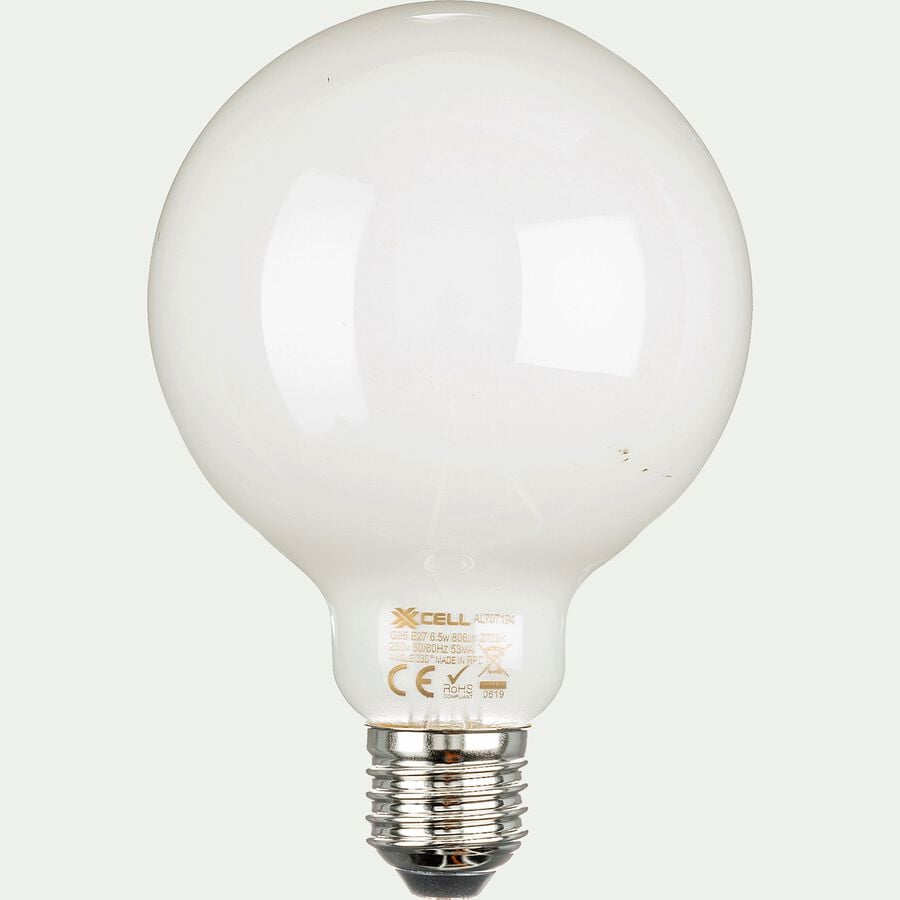 Ampoule LED forme ronde culot E27 - lumière blanche chaude-STANDARD