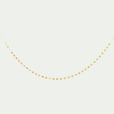Guirlande décorative ronds l3m - multicolore dorés-Linda