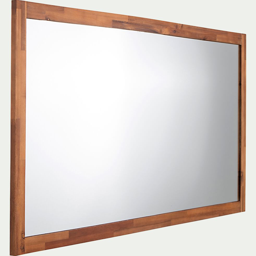 Miroir double de salle de bain en acacia -130cm-MORGIOU