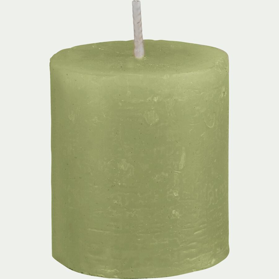Bougie votive - vert garrigue H5cm-BEJAIA