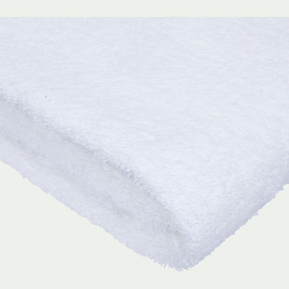Drap de bain en coton peigné - blanc optique 100x150cm-AZUR