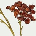 Fleur artificielle - rouge H76cm-CHARDON