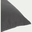 Coussin en coton 40x60cm - gris ardoise-CALANQUES