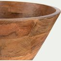 Saladier en bois de manguier - marron D30cm-PEGO