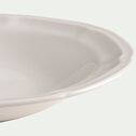 Assiette creuse en porcelaine - blanc D22cm-MARLI