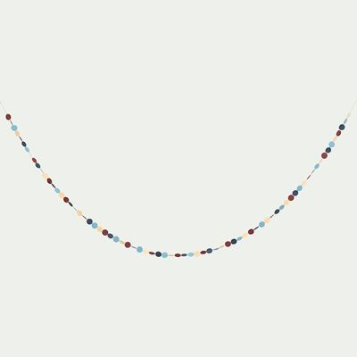 Guirlande décorative ronds L3m - multicolore carmin-Linda