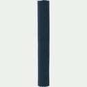 Descente de lit en coton - bleu figuerolles 50x80cm-CAMELIA