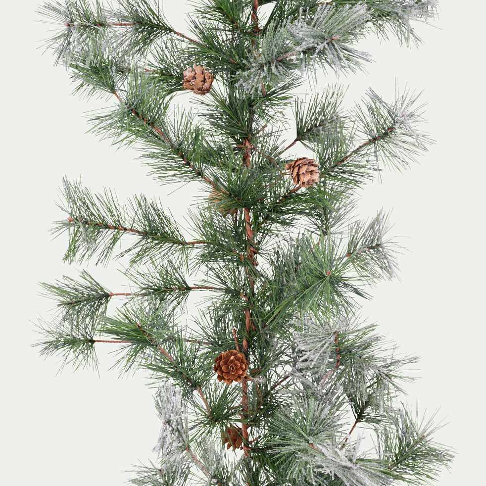 Guirlande de Noël en pin artificiel - vert L270cm-PUKE