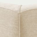 Canapé grand angle droit fixe en tissu - beige alpilles-MAUSSANE