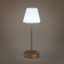 Lampe nomade rechargeable - doré H32xD11cm-LOLA SLIM