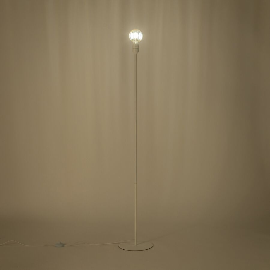 Pied de lampadaire - blanc H146cm-NANS