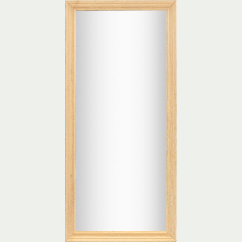 Miroir en bois d'ayous - naturel 40x100cm-ARES