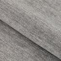Canapé d'angle fixe droit en tissu - gris borie-MAUSSANE