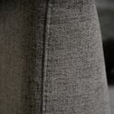 Canapé 3 places fixe gauche en tissu - gris restanque-TESSOUN