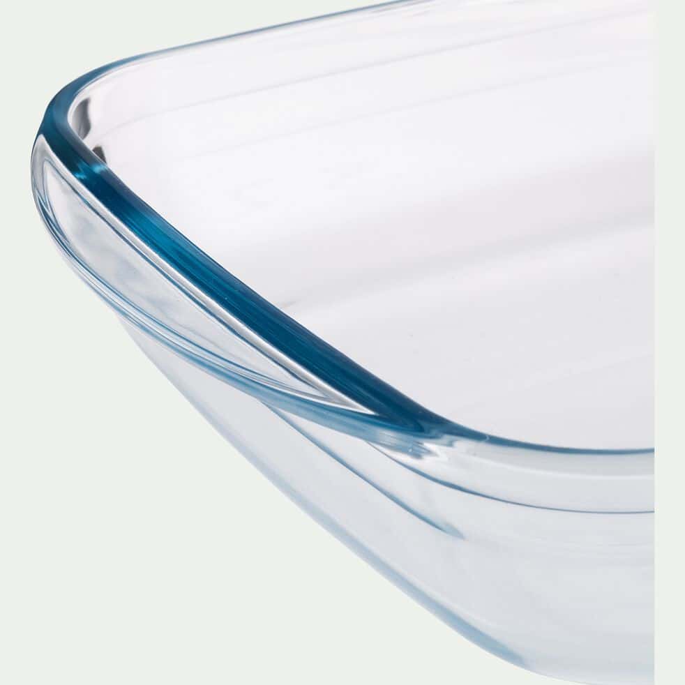 Plat rectangulaire en verre borosilicate 32x20cm - AZET 