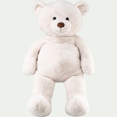 Peluche ours - blanc H100cm-Benjy